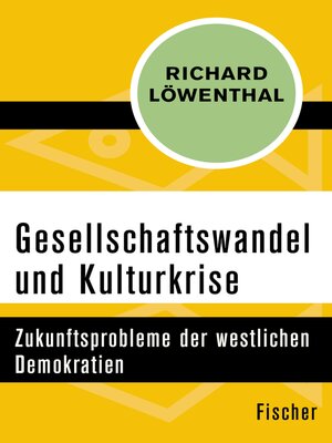 cover image of Gesellschaftswandel und Kulturkrise